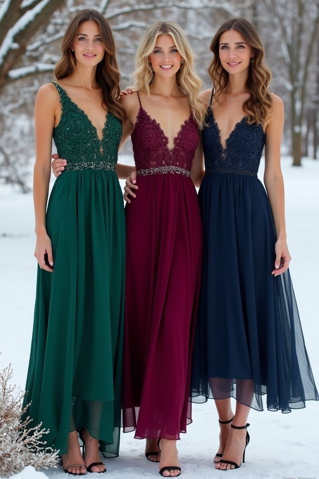 elegant winter midi dresses