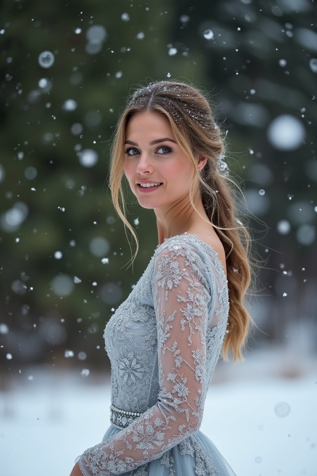 elegant winter midi styling