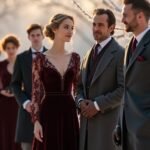 elegant winter wedding attire