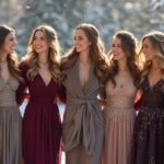 elegant winter wedding attire