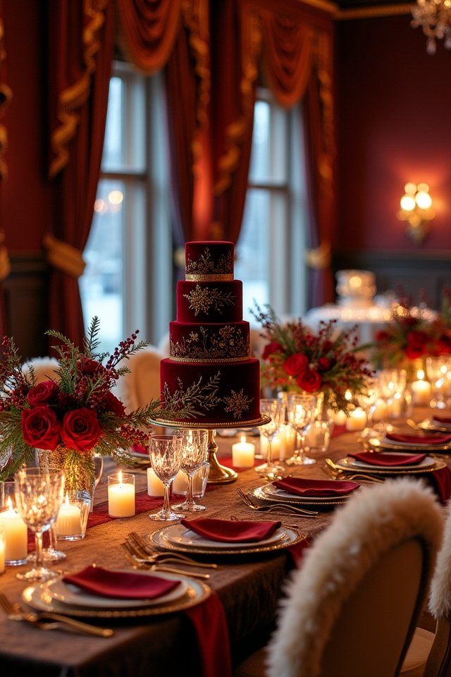 elegant winter wedding colors