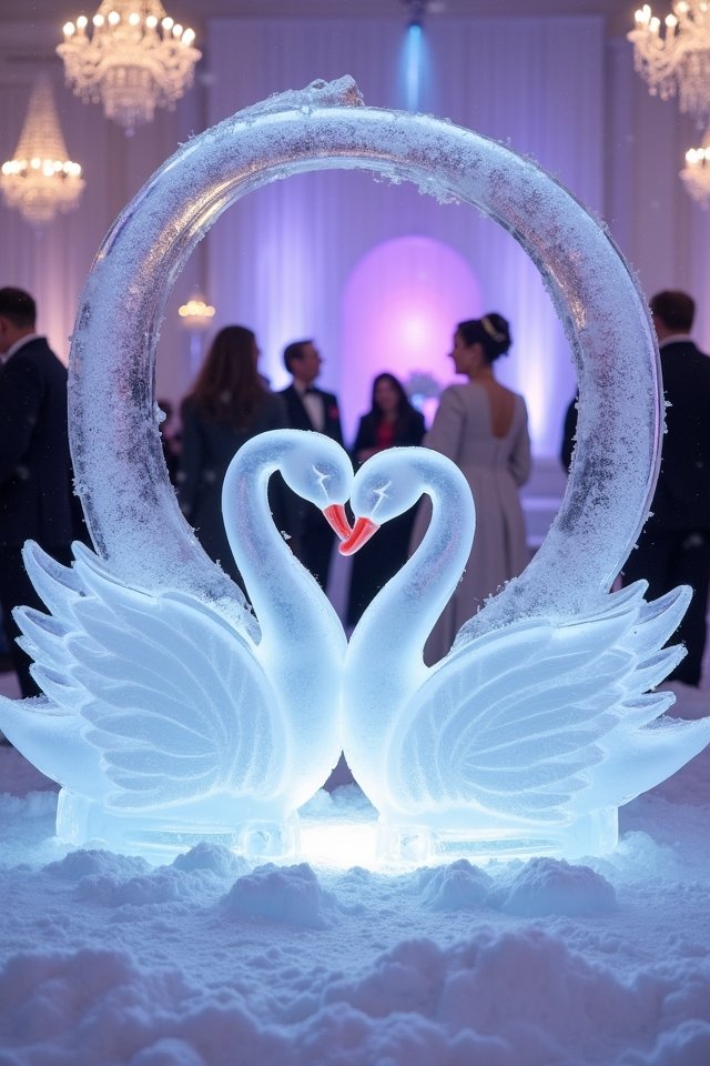 elegant winter wedding decor