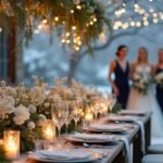 elegant winter wedding sparkle