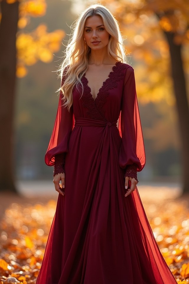 elegant wrap dress styling