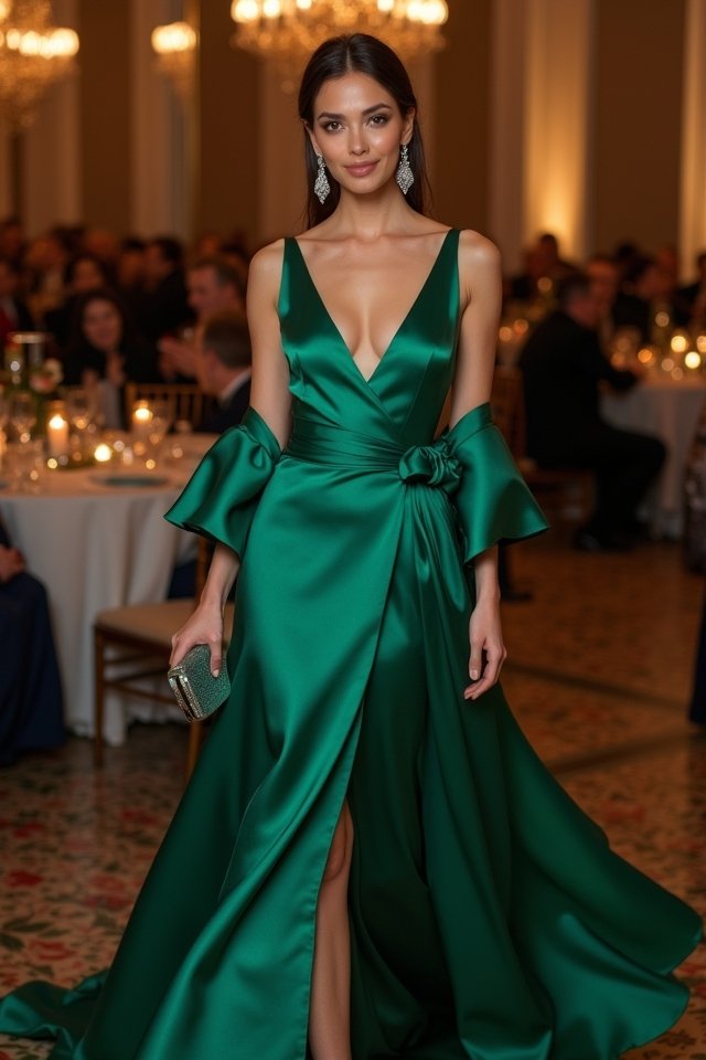elegant wrap dresses shine