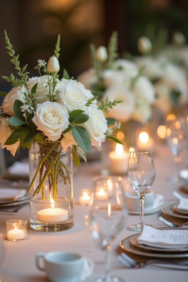 elevated floral centerpiece elegance