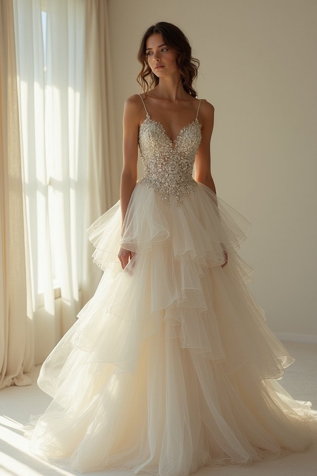 embellished bodices ethereal elegance