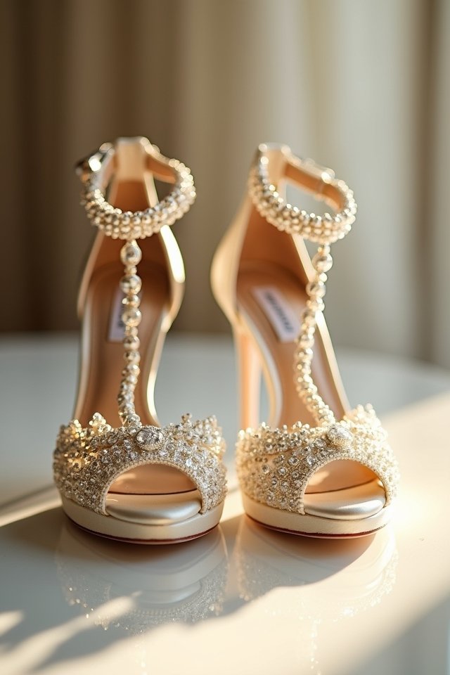 embellished shoes for weddings