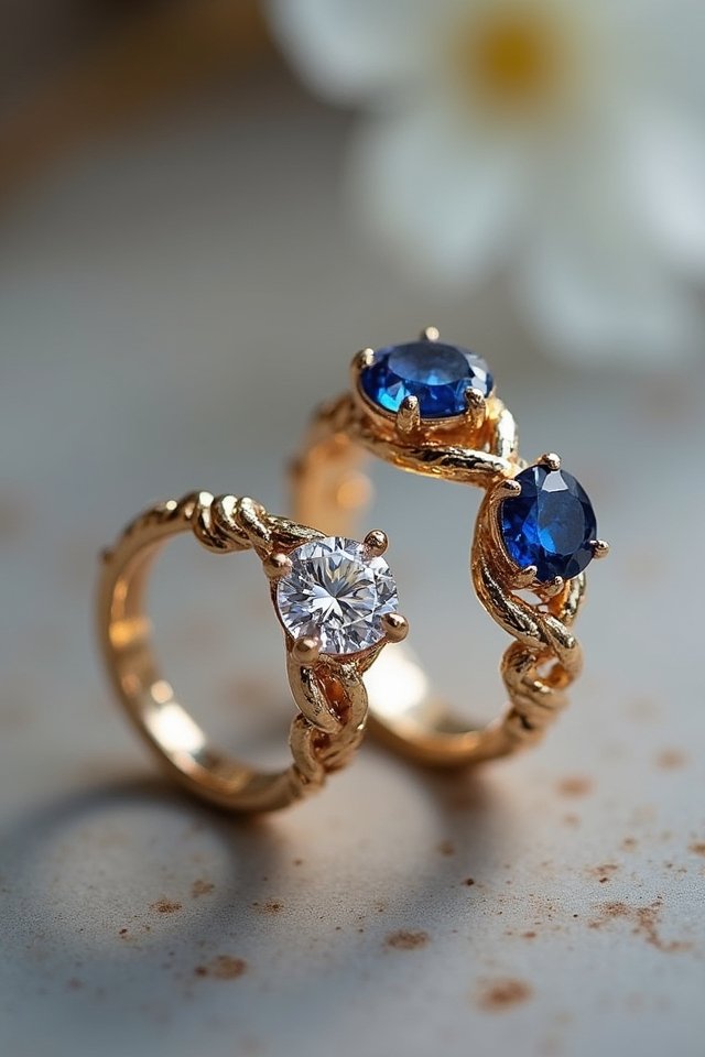 embrace unique asymmetrical rings