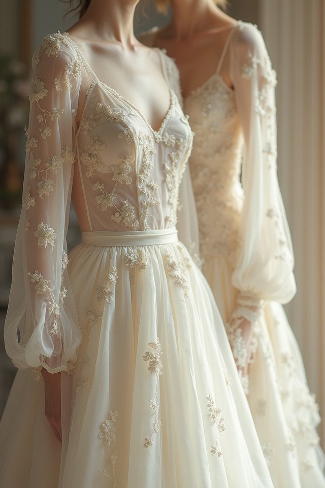 embroidery and beaded embellishments