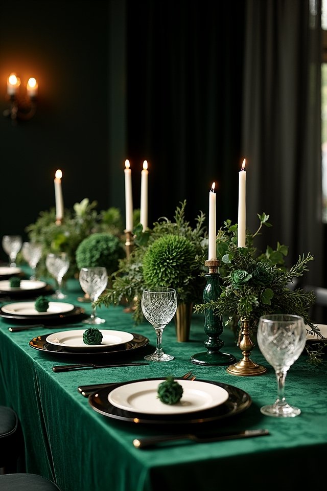 emerald elegance with sophistication