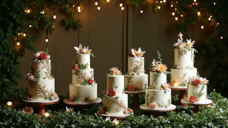 enchanted forest wedding cakes