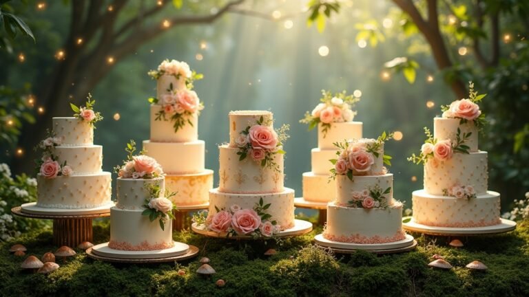 enchanted forest wedding cakes