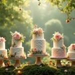 enchanted forest wedding cakes