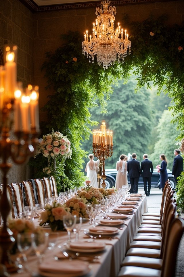 enchanted romantic castle wedding