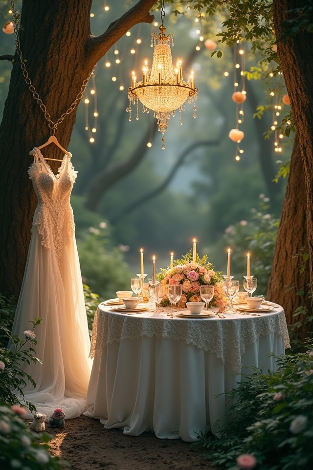 enchanted wedding fairytale atmosphere