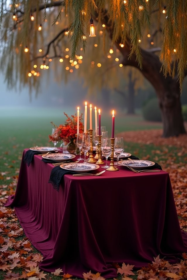 enchanting autumn wedding colors