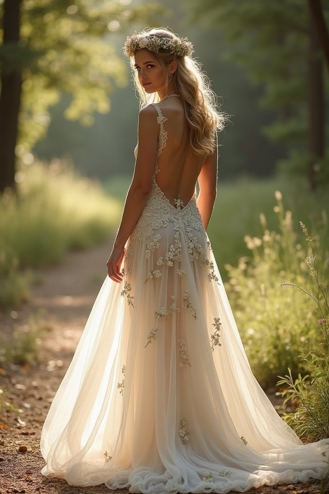 enchanting backless dress experience