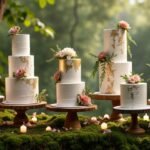 enchanting boho wedding cakes