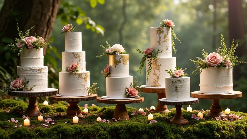 enchanting boho wedding cakes