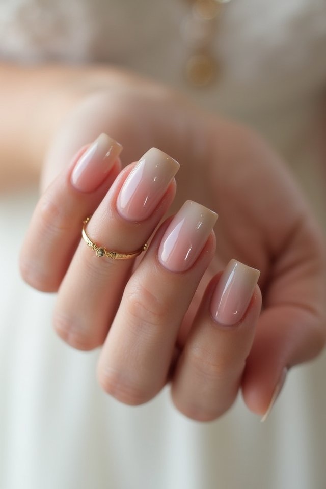 enchanting bridal nail trend