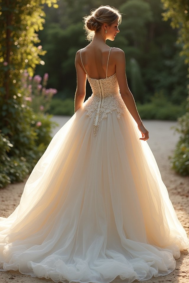 enchanting corset ball gown