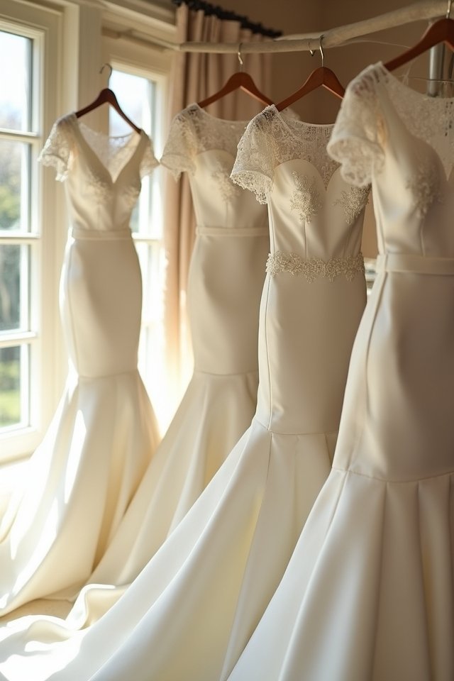 enchanting delicate cap sleeves