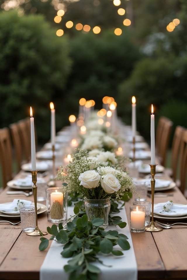 enchanting floral candle centerpieces