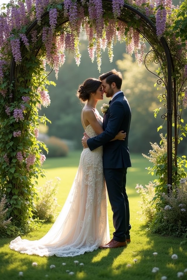 enchanting floral love scenes