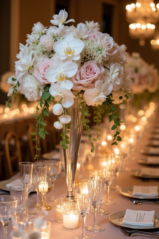 enchanting floral reception designs