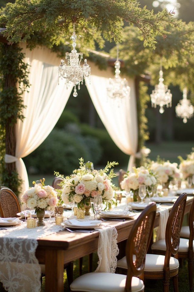 enchanting floral wedding decor
