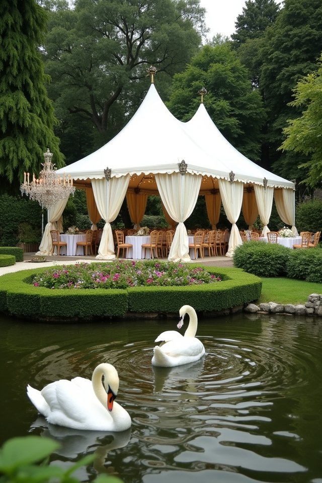 enchanting floral wedding venue