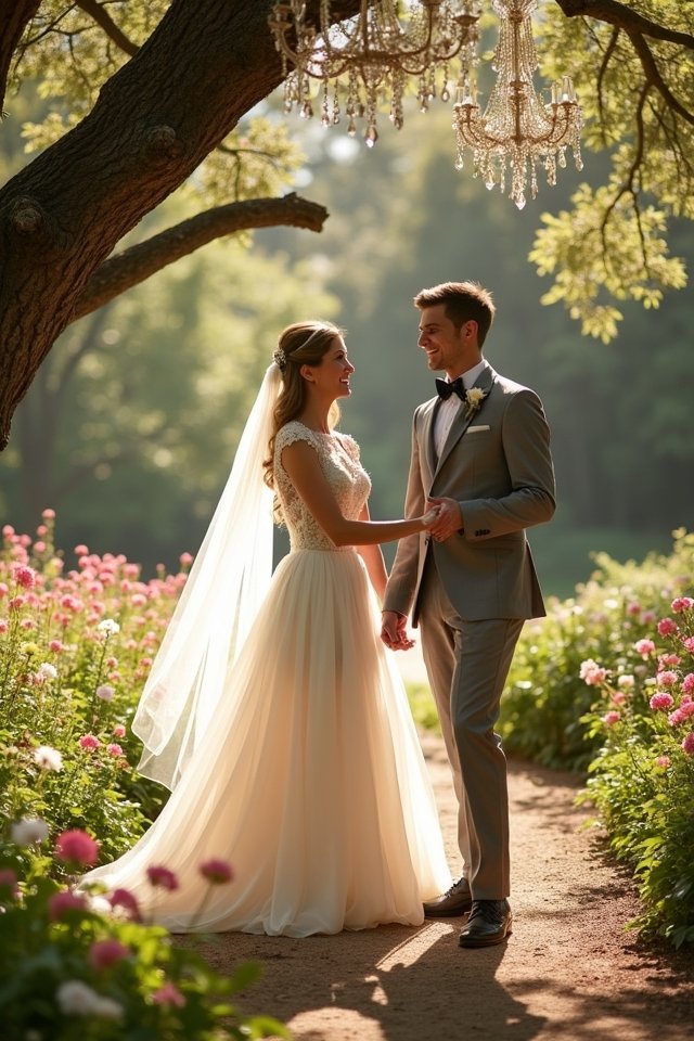 enchanting garden love celebration