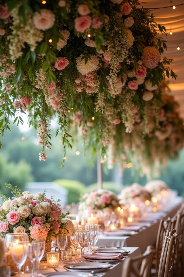enchanting hanging floral wreaths