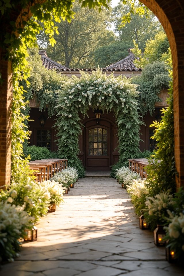 enchanting historic courtyard romance