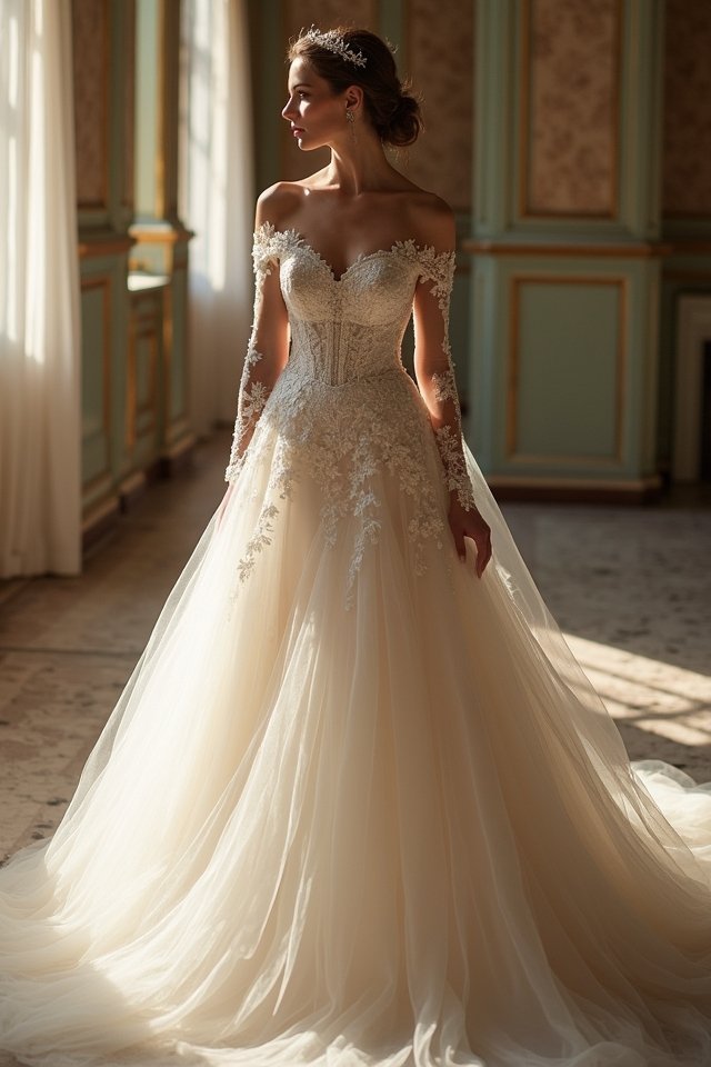 enchanting lace corset dress