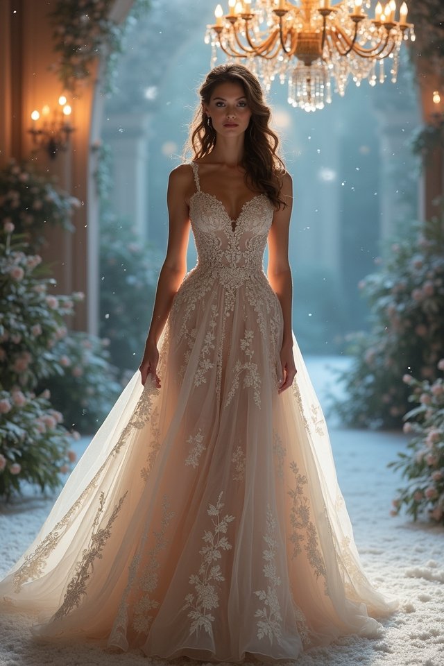enchanting lace gown styles