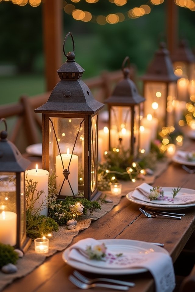 enchanting lanterns and candles