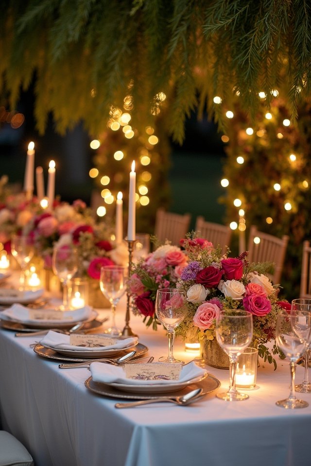enchanting led table settings