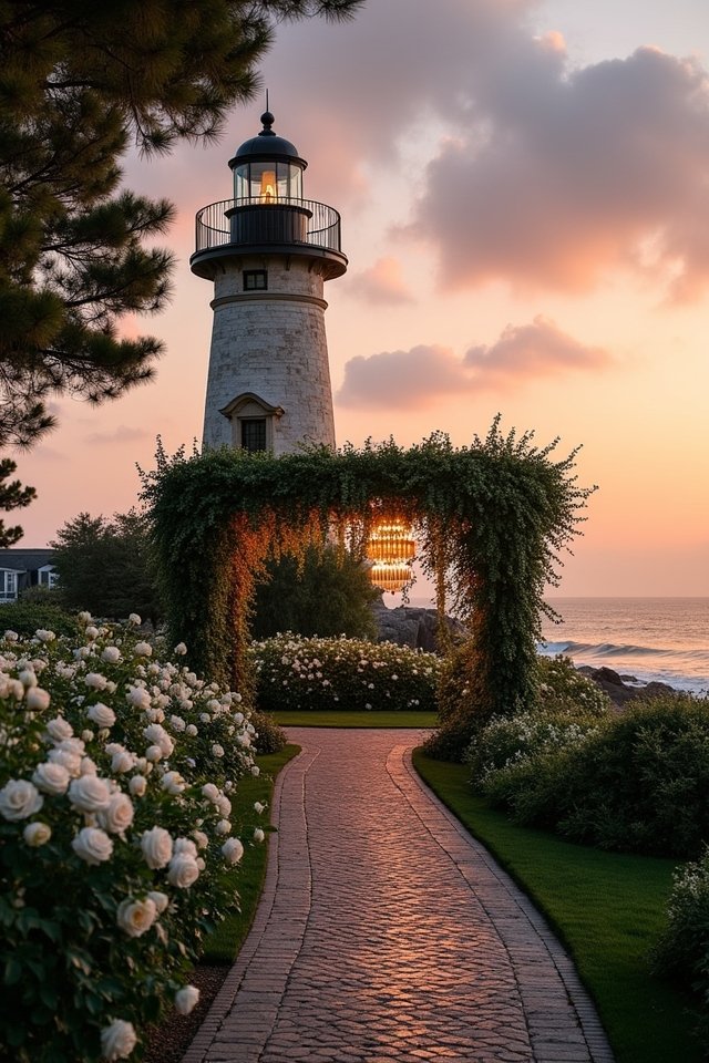 enchanting lighthouse wedding venue