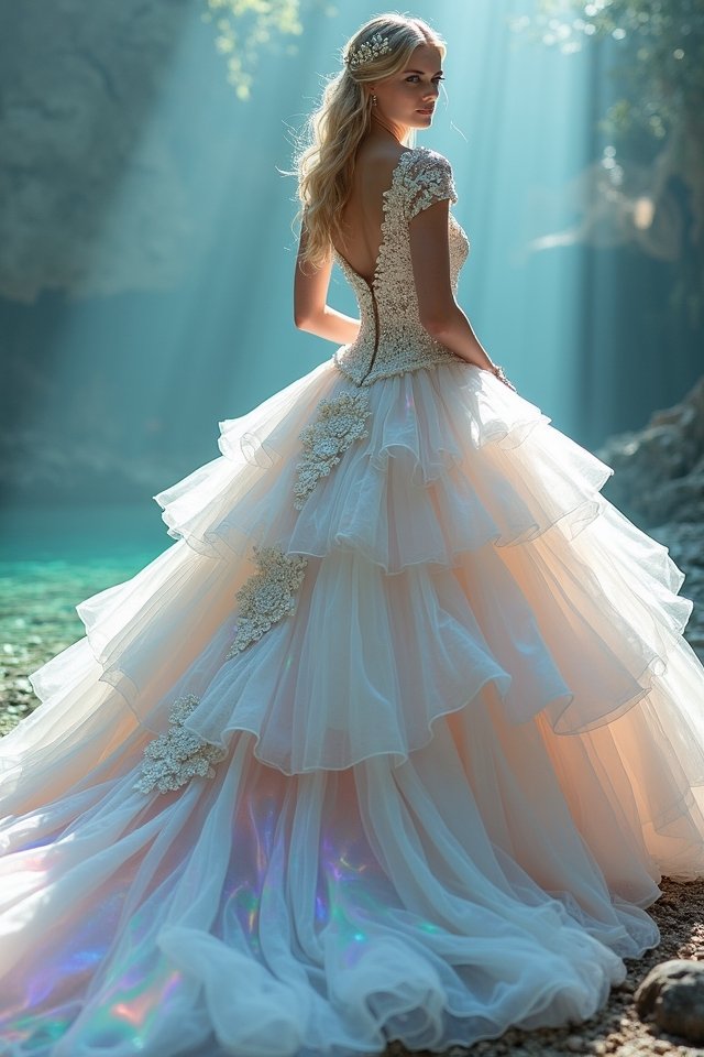 enchanting mermaid ballgown elegance