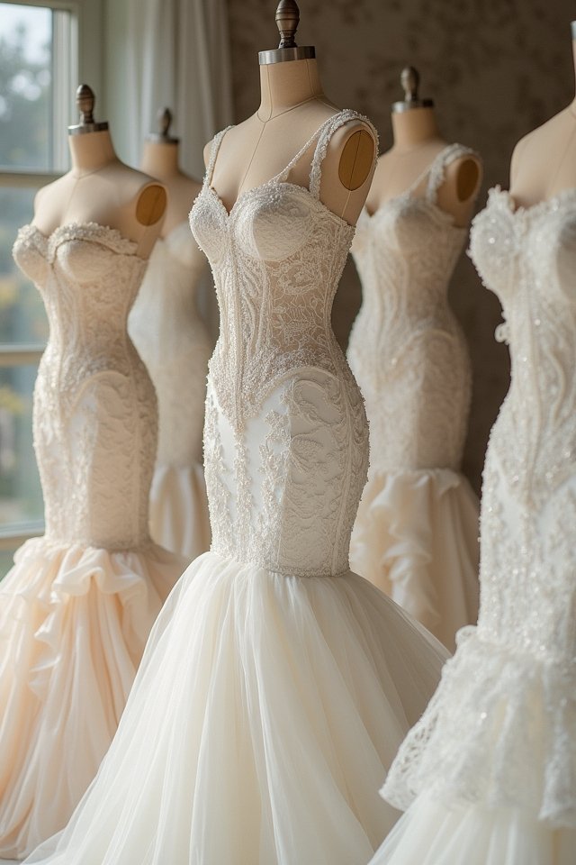 enchanting mermaid corset gown