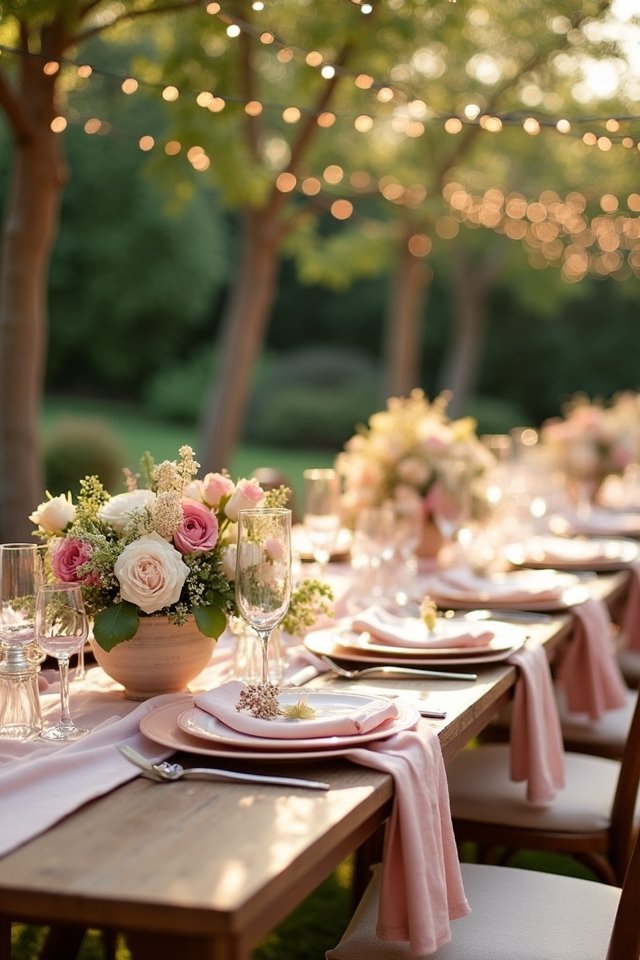 enchanting mocha blush wedding