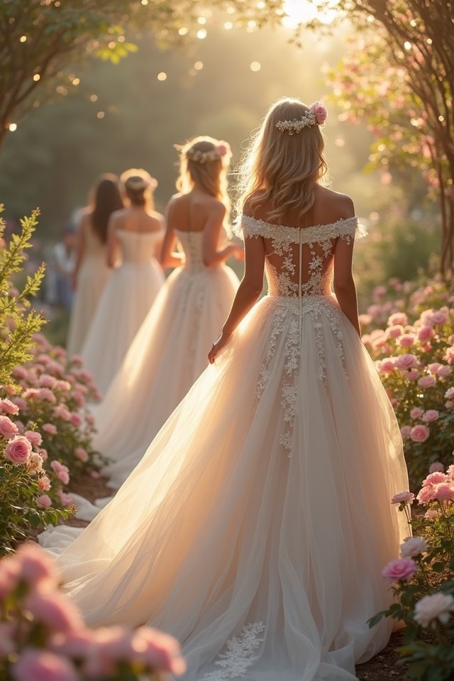 enchanting off shoulder ballgown elegance