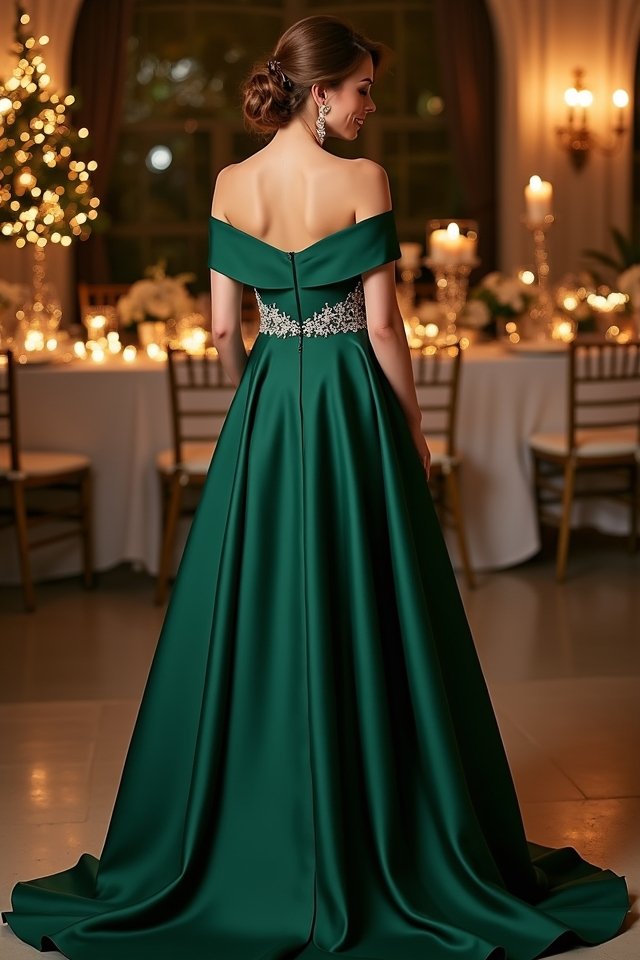 enchanting off shoulder elegance