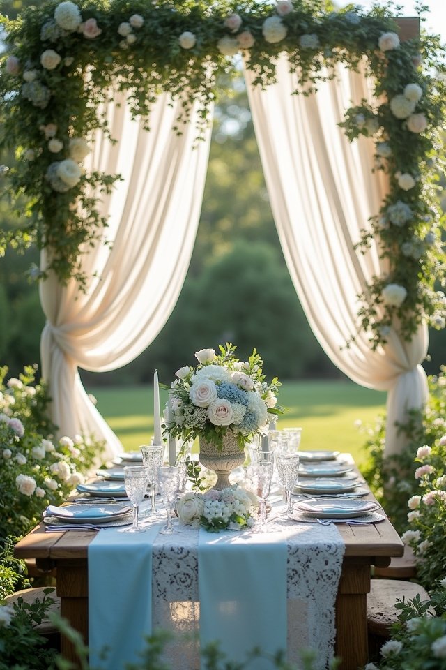 enchanting powder blue elegance