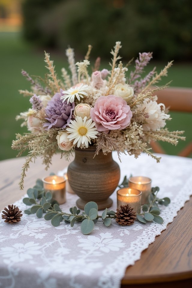 enchanting rustic dried bouquets
