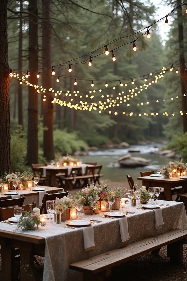 enchanting rustic woodland celebration
