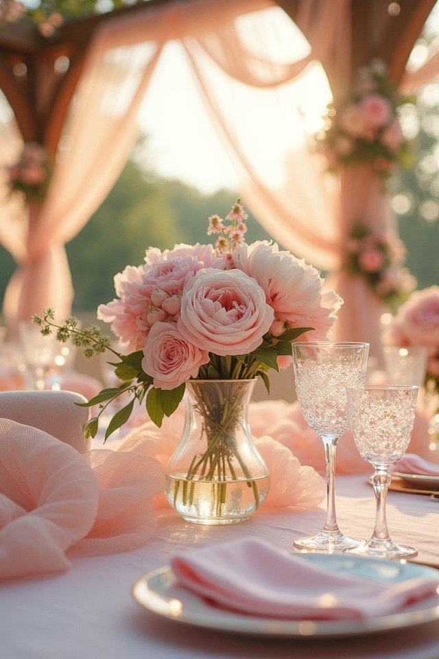 enchanting soft blush elegance
