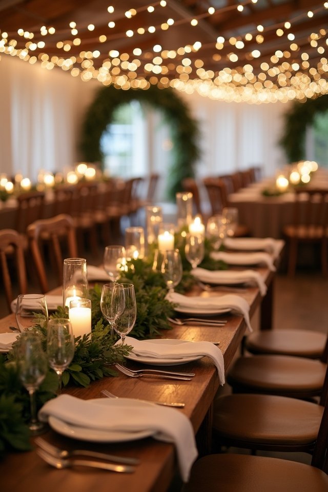 enchanting string lighting ambiance